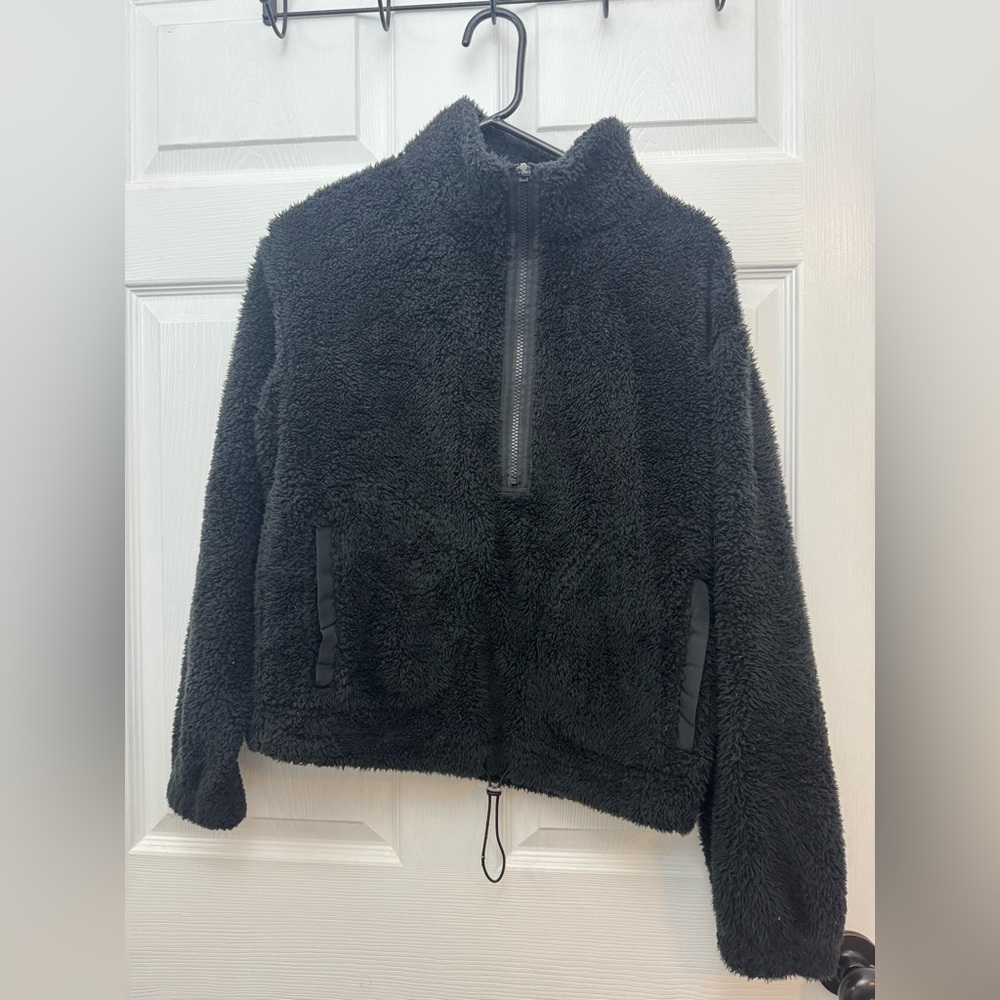 No Boundaries Women’s Black Fleece Jacket Size Medium
